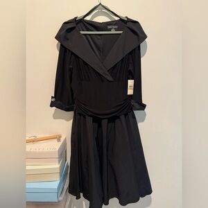 Jessica Howard Black Long Sleeve Dress